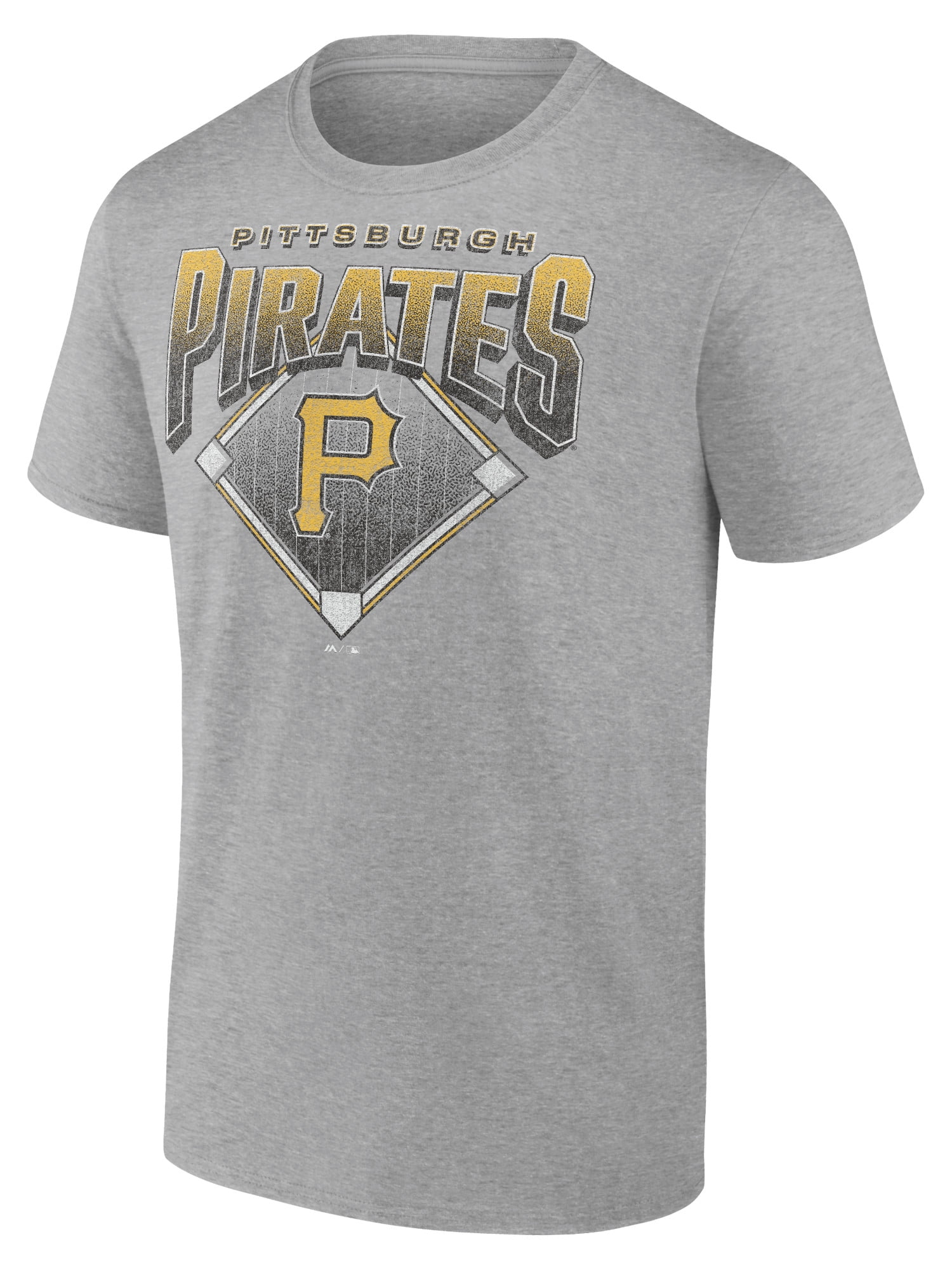 Pittsburgh Pirates Shirt Mens Large Gray Short Sleeve Crew Neck 100% Cotton  MLB 海外 即決 - スキル、知識