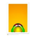 thumbnail image 1 of Pittsburgh Pirates Pirate Parrot 24" x 32" Minimalist Mascot Art Giclee, 1 of 1