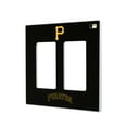 thumbnail image 1 of Pittsburgh Pirates Solid Double Rocker Light Switch Plate, 1 of 4