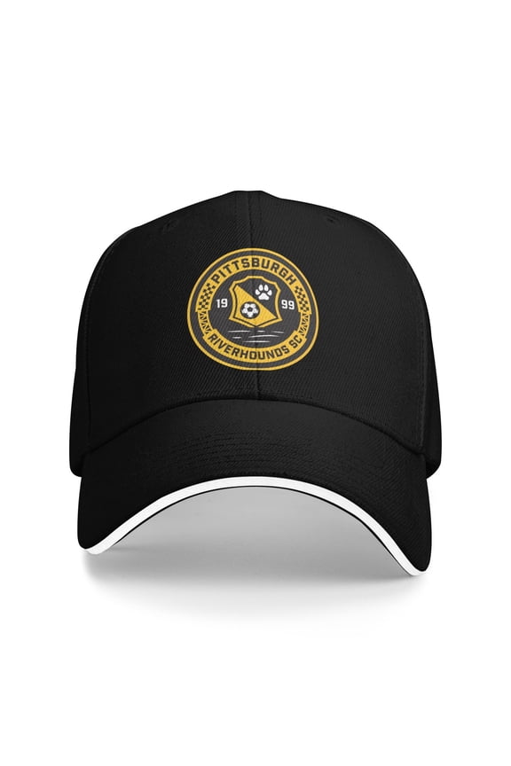 Pittsburgh Riverhounds Sc Hat Adjustable Sandwich Bill Trucker Cap For Daily & Outdoor Use