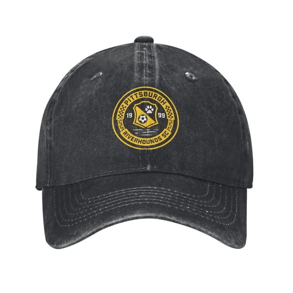 Pittsburgh Riverhounds Sc Hat Washed Cotton Baseball Cap For Outdoor, Travel & Daily Use