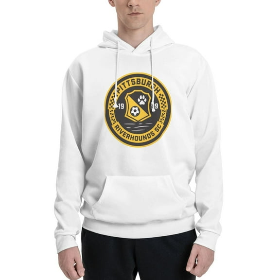 Pittsburgh Riverhounds Sc Men Fleece Hoodie Casual Pullover Sweatshirt With Kangaroo Pocket