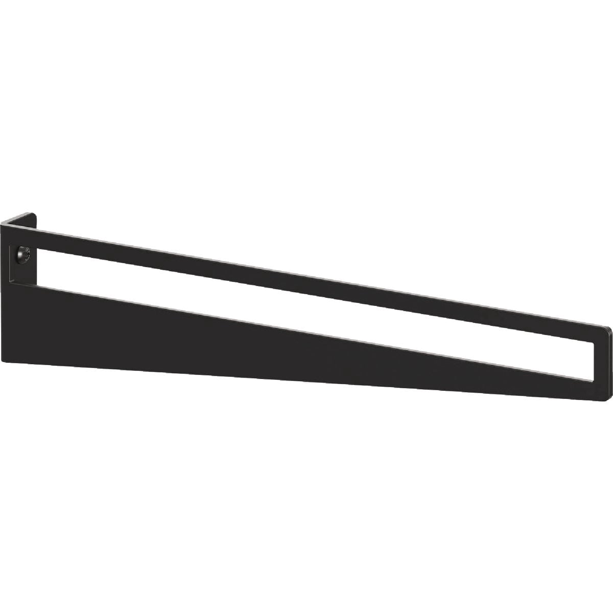 Pittsburgh Steel 12.57 in. H x 1.13 in. W x 2.50 in. H Black 200 lbs. Decorative Shelf Brackets