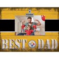 thumbnail image 1 of Pittsburgh Steelers 10'' x 10'' Best Dad Clip Frame, 1 of 1