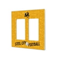 thumbnail image 1 of Pittsburgh Steelers 2024 Illustrated Limited Edition Double Rocker Light Switch Plate, 1 of 4