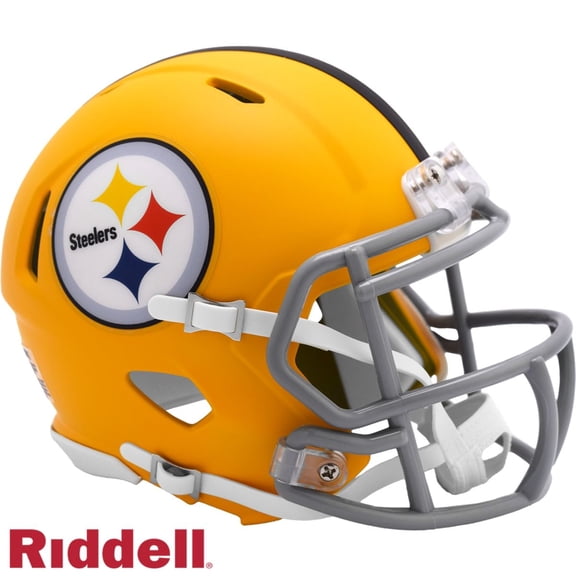 Pittsburgh Steelers 2025 On Field Alternate Riddell NFL Speed Mini Helmet