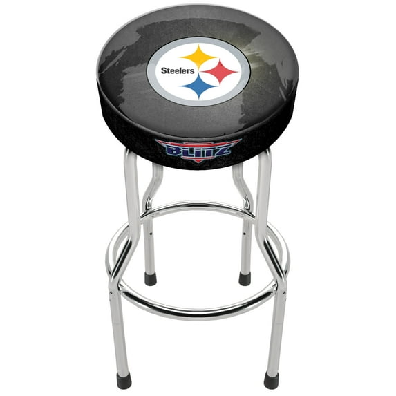 Pittsburgh Steelers Adjustable NFLBlitz Team Pub Stool, Arcade1Up