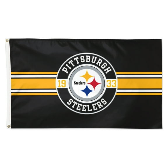 WinCraft Pittsburgh Steelers 3' x 5' Applique Flag