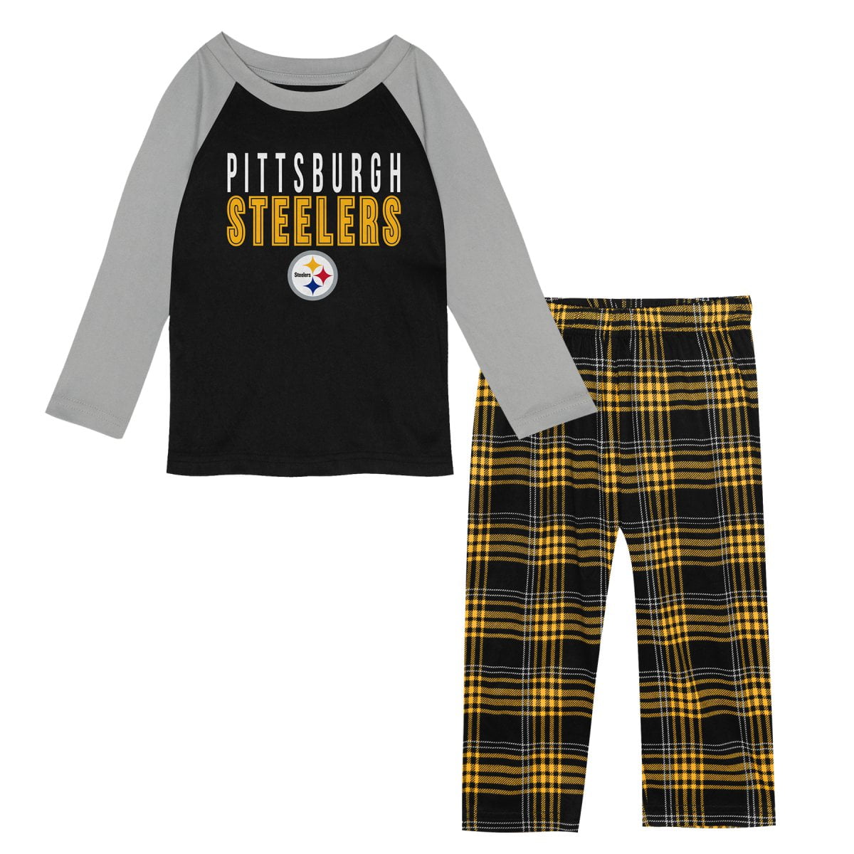 Pittsburgh Steelers Boys 4 18 2PC PJ Set 9K1BXFG47 L10 12
