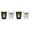 thumbnail image 1 of Pittsburgh Steelers Four-Pack Shot Glass Set, 1 of 2