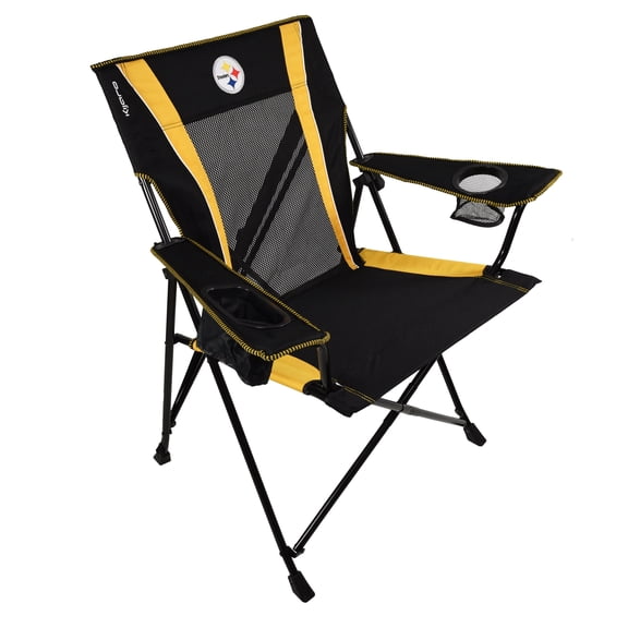 Kijaro Dual Lock Pro Pittsburgh Steelers Seat Lock Camping Chairs with Carry Bag