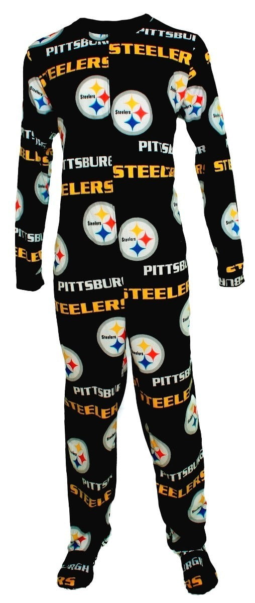 Pittsburgh Steelers NFL "Facade" Men's Micro Fleece Union Suit