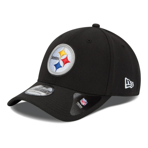 Pittsburgh Steelers New Era 39THIRTY Team Classic Flex Hat - Black