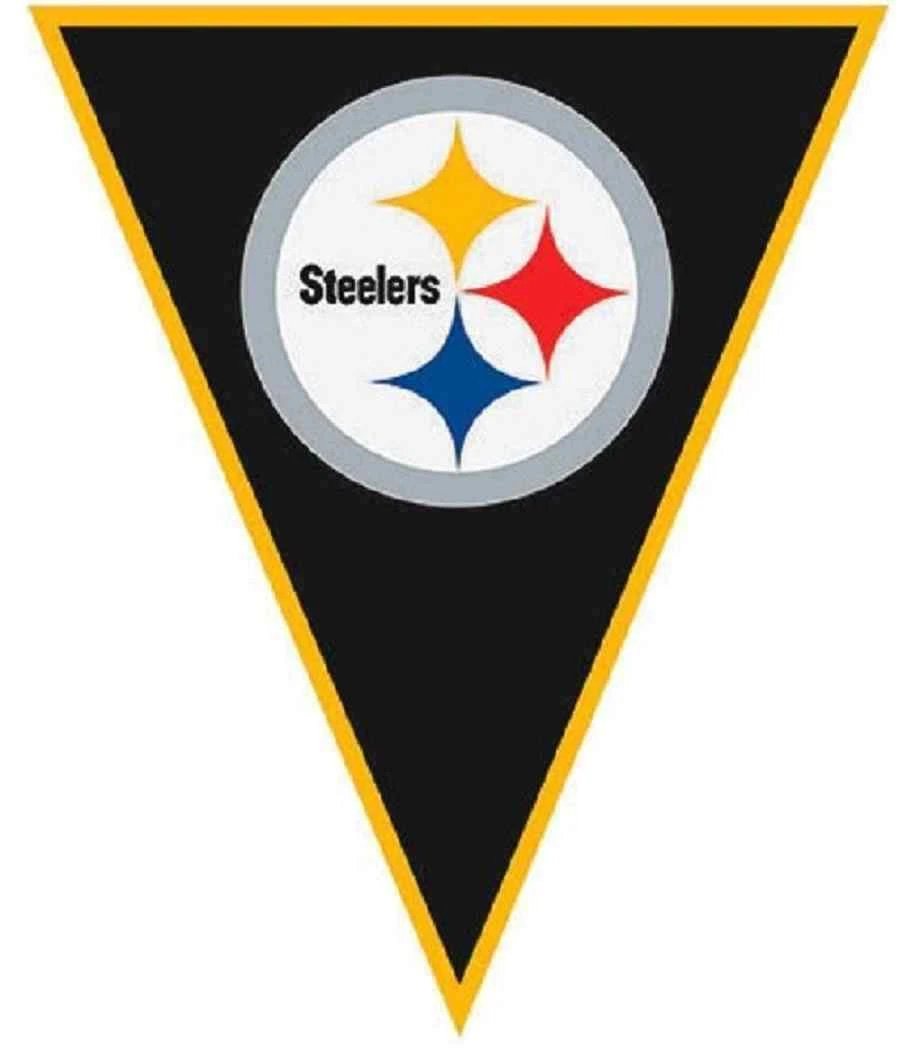 Pittsburgh Steelers Nfl Football Sports Party Decoration Pennant Flag Banner