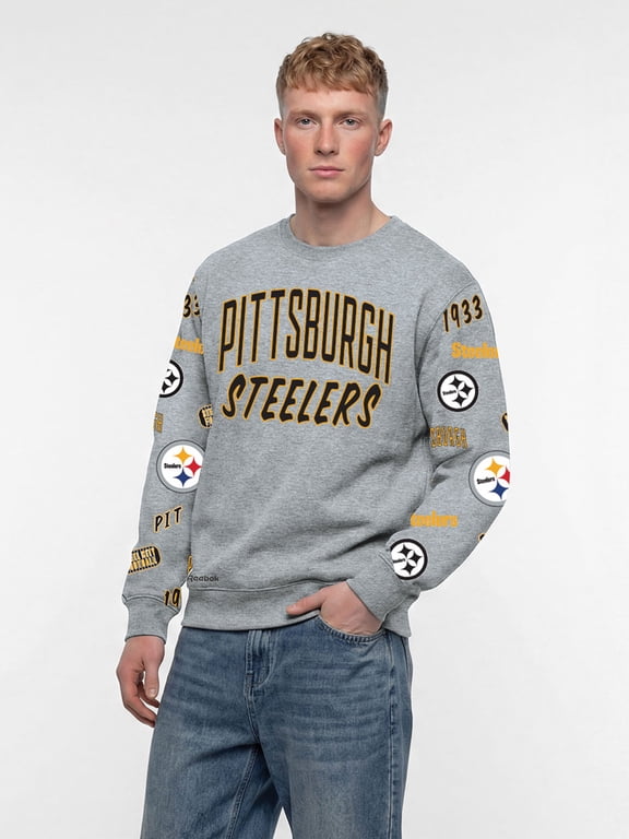 Reebok Adult Gray Crew Neck Sweatshirt