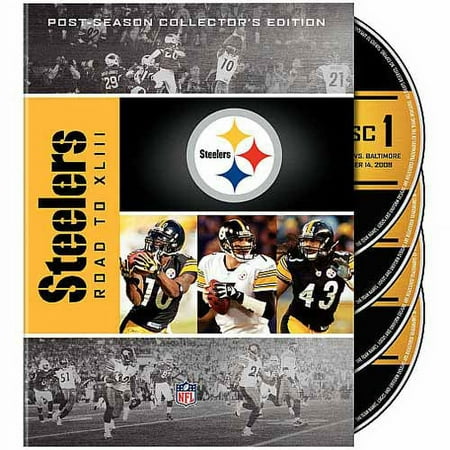 Pittsburgh Steelers Road to Super Bowl XLIII Collector's Edition 4-Disc DVD Set