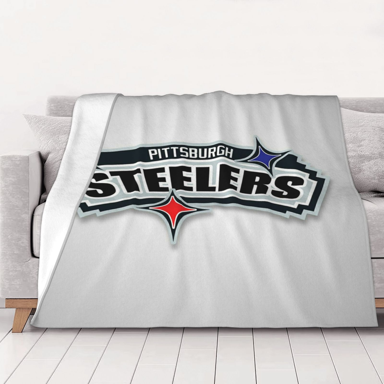 PittsburghSteelers Thicken Throw Blanket 80"X60" Ultra Soft Cozy Warm