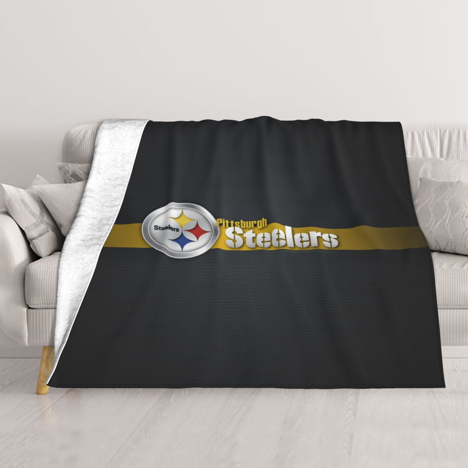 PittsburghSteelers Throw Blanket 60"X50" Ultra Soft Cozy Warm