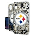 thumbnail image 1 of Pittsburgh Steelers iPhone Clear Paisley Design Case, 1 of 5
