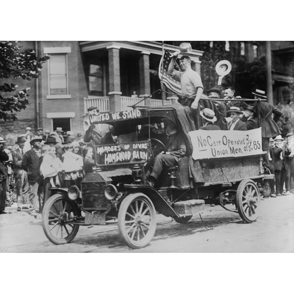 Pittsburgh Streetcar Strike History (36 x 24)