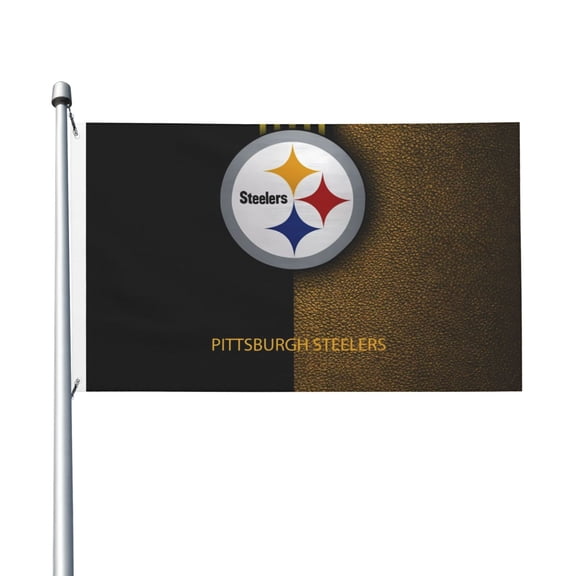 Pittsburgh Team Double Sided Flag 3x5ft Garden Hanging Flag Match Support Flag American Football Fan Home Decor Flag Football Fan Gift