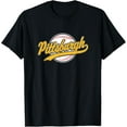 thumbnail image 1 of Pittsburgh Tee Vintage Baseball Throwback Retro Design T-Shirt, 1 of 3