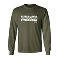 thumbnail image 1 of Pittsburgh USA Adult Long Sleeve T-shirt, 1 of 3