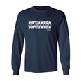 thumbnail image 1 of Pittsburgh USA Adult Long Sleeve T-shirt, 1 of 3