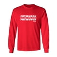 thumbnail image 1 of Pittsburgh USA Adult Long Sleeve T-shirt, 1 of 3