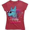 thumbnail image 1 of Pitty Party - Cool Rat Terrier Dog Women's T-Shirt, 1 of 4