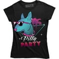 thumbnail image 1 of Pitty Party - Cool Rat Terrier Dog Women's T-Shirt, 1 of 4
