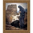 thumbnail image 1 of Pity 20x24 Gold Ornate Wood Framed Canvas Art by Puvis de Chavannes, Pierre, 1 of 2