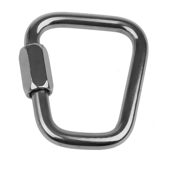 Pitycbo 316L Stainless Steel Paraglider Reserve Parachute Screw Lock Carabiner - 9mm