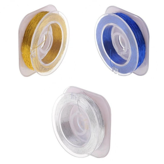 Pitycbo 3pcs Fishing Rod Building Thread Rod Guides s Wrapping 50m