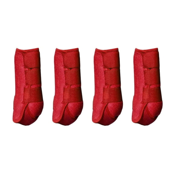 Pitycbo 4 Piece Horse Boot Leg Protector Breathable Comfortable Horse Protection S