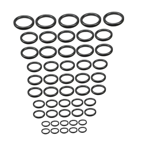 Pitycbo 50 Pieces Ceramic Guides Ring Black for Saltwater Fishing Lovers Fly Fishing