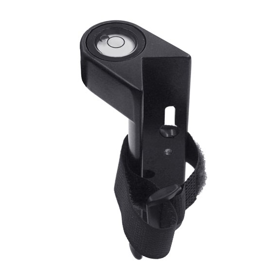 Pitycbo Aluminum Grade Rod Level Bubble Level Measuring Instrument for Ruler Black