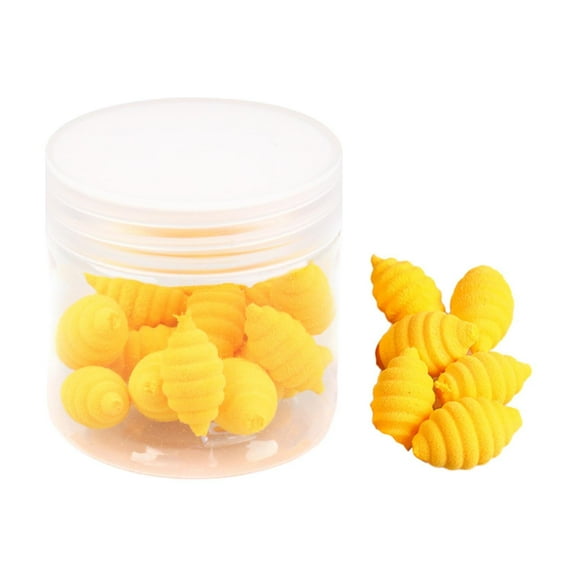 Pitycbo Artificial Baits for Crap Fishing Lakes Carp Baits Reservoirs Floating Lures Yellow