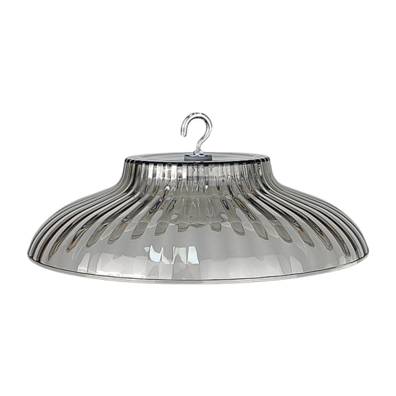 Pitycbo Bird Feeder Cover Clear Rain Dome for House Yard Patio Gray