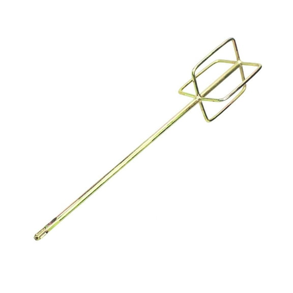 Pitycbo Cement Mixer Paint Mixing Rod Drill Attachment Long Tools Stirring Mixing Square Handle C
