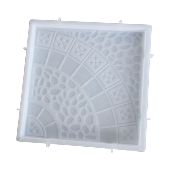 Pitycbo Concrete Brick Mould DIY Square Stepping Stone Paver for Park Patio Backyard Style A