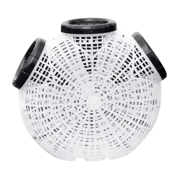 Pitycbo Craw Catching Basket pot Drop Resistant Multifunction Loach Catcher White