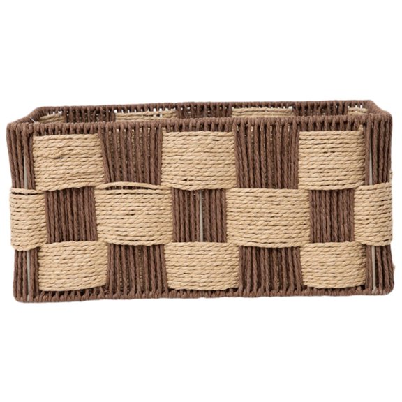 Pitycbo Desk Storage Basket Sturdy Construction Home Organizer Modern Style Office Accessory for Students, Parents, Bathroom, Kitchen, Shelf