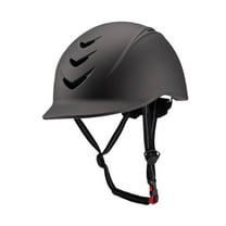 Pitycbo Equestrian Helmet Adjustable with Removable Liner Summer Horse Riding Helmet titanium