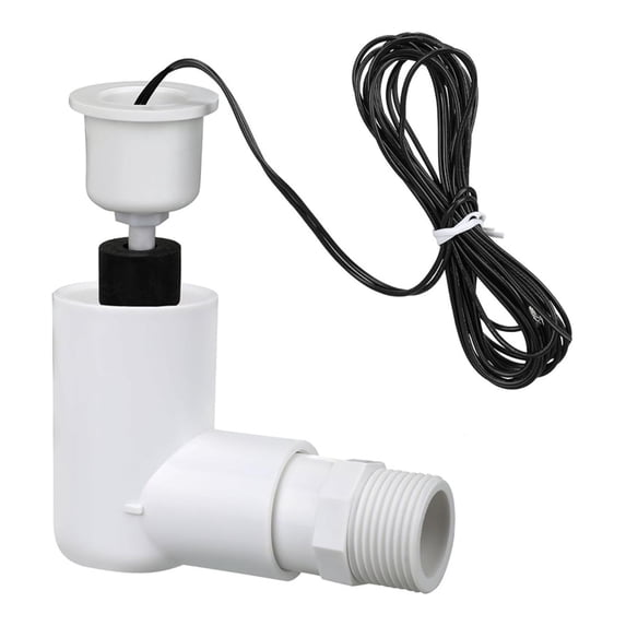 Pitycbo Float Switch Convenient Multiuse for HVAC Systems for Heating Hotel Home White