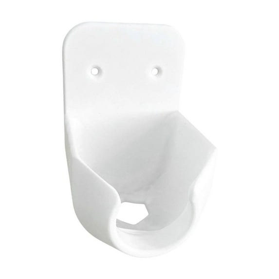 Pitycbo Garden Hose Head Holder Garden Hose Sprayer Hanger Wall Mount Convenient Universal Strong Nozzle Organizer for Courtyard Farm White