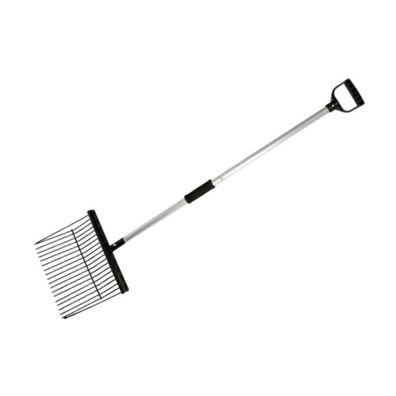 Pitycbo Manure Fork Horse Stable Manure Rake for Grass and Hay Farm Animal Husbandry