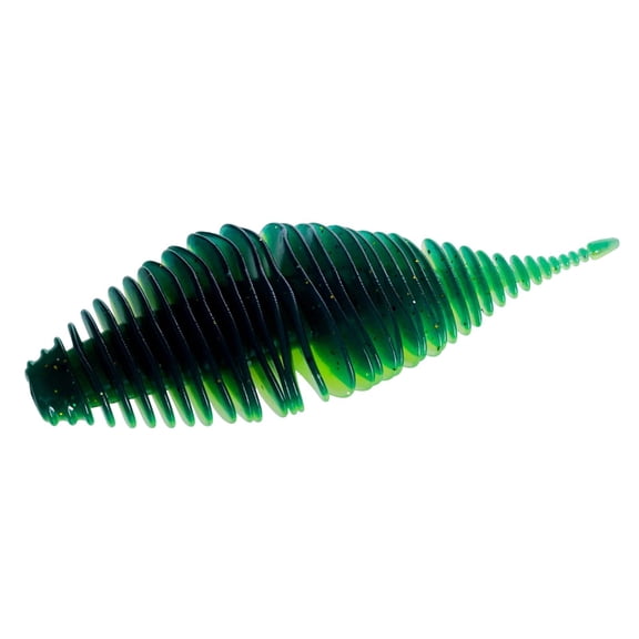 Pitycbo Soft Fishing Lure Equipment Lifelike Maggots Lure for Reservoirs River Trout Green