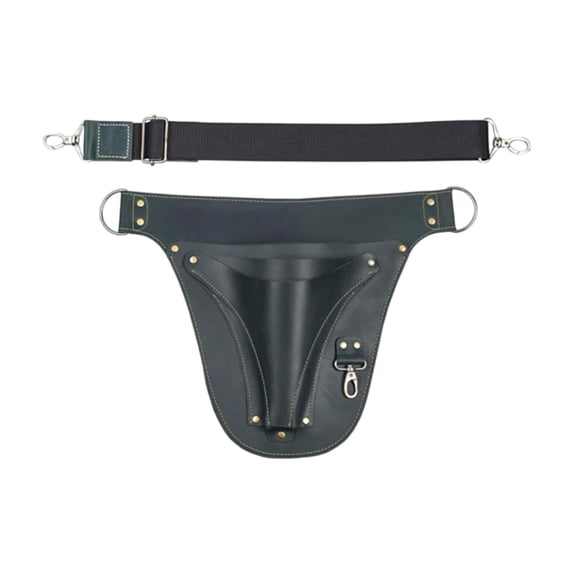 Pitycbo Tool Belt Garden Belt for Tools Gifts Waist Tool Organizer Leather Gardener Tool Black