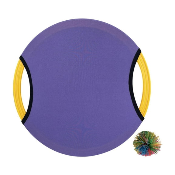 Pitycbo Trampoline Paddle Ball Game Sensory Training Equipment for Kindergarten Lawn Violet